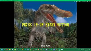 MAME 275 -  KONAMI JURRASIC PARK 3 - ATTRACT MODE  4K UK ARCADES