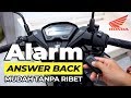 Cara Menyetel Sensitivitas Alarm Anti Maling dan Volume Buzzer Answer Back pada Vario 150