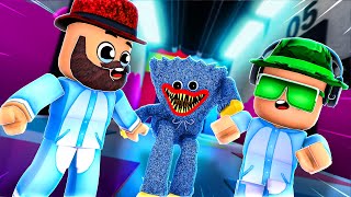 WE ARE BABIES and HUGGY WUGGY KILLER TOY ATTACKS US in ROBLOX (Huggy Playtime)