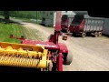 7110 chopping haylage