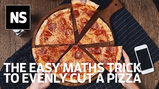 The easy maths trick to evenly cut a pizza into 5, 7 or any number of slices