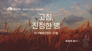 2024년 11월 24일 평택침례교회 옥정하 목사 주일설교