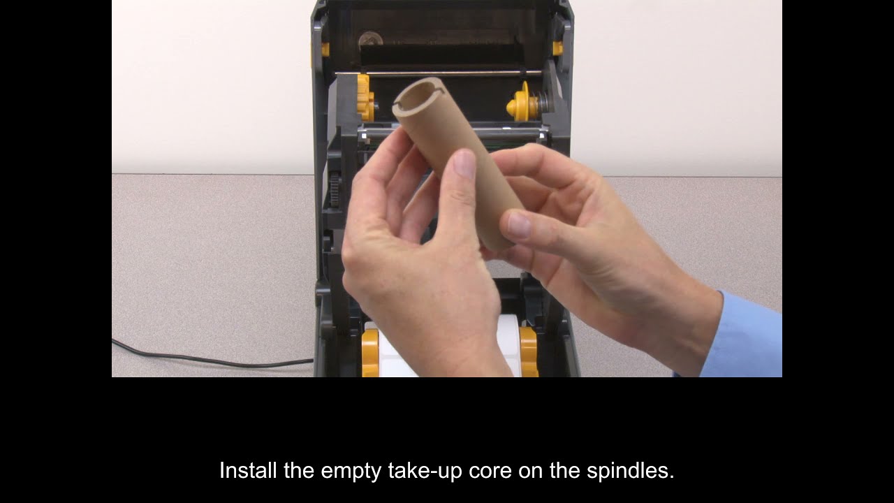 Zd421t Zd621t How To Change The Ribbon Youtube