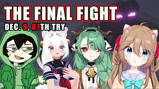 The Epic Fight Against The Ender Dragon | HC Minecraft With Neuro, Vedal, Filian & Crelly