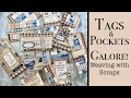 Tons of Tags and Pockets in No Time At All!  Junk Journaling Masterboard Mass Make. I LOVE These!