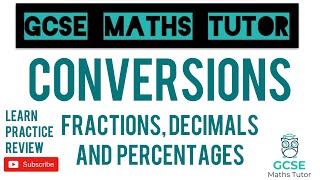 Fractions, Decimals and Percentages | Conversions | Grade 5 Crossover | GCSE Maths Tutor