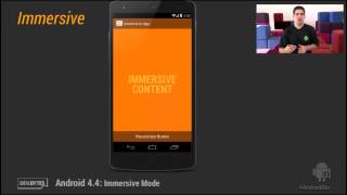 DevBytes Android 4 4 Immersive Mode Portuguese