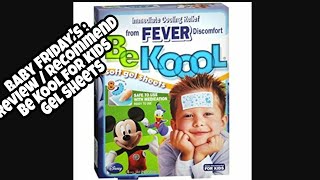 Baby Friday's : Be KooL gel sheets | review (recommend)