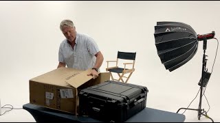 REV Studio Aputure NOVA P300c - Unboxing