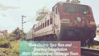 First Electric Run Journey With Yeshwantpur Shimoga Express | Part-1 |