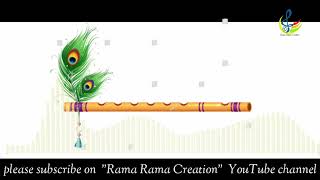 FLUTE MUSIC || ON  KANASUGARANA || KANNADA SONG ||   RAMA RAMA CREATION