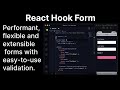 Mastering React Hook Form in React Native