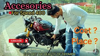 Essential Add-Ons for Triumph Speed 400!🔥 Accesories #BikeMods #MustHaveAccessories