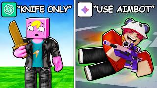 ChatGPT vs Gemini in Roblox Rivals!