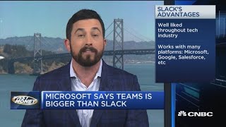 Microsoft leans into 'teams,' the tech giant's answer to Slack