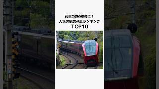 列車の旅の参考に！人気の観光列車ランキングTOP10 #shorts #雑学 #電車 #旅行