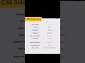 CSS Selector  Example || Adisma