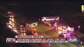 Four Megabus passengers file lawsuit over crash