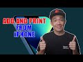How to Add a Printer and Print from Your iPhone