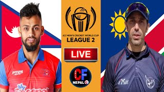Nepal Vs Namibia Live | Nepali Commentary | ICC MEN'S CRICKET WORLD CUP LEAGUE 2 | Namibia vs nepal