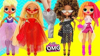 DIY Making Dresses with Balloons for OMG Fashion Style Dolls