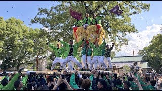 平成30年 東町太鼓台 一宮神社 勝利後 歓喜の宮入 新居浜太鼓祭り 2018/10/18(木)