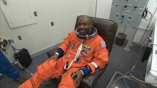 STS-129 Launch Countdown Coverage Suitup and Walkout