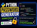 Python Beginner Project  Password  Generator