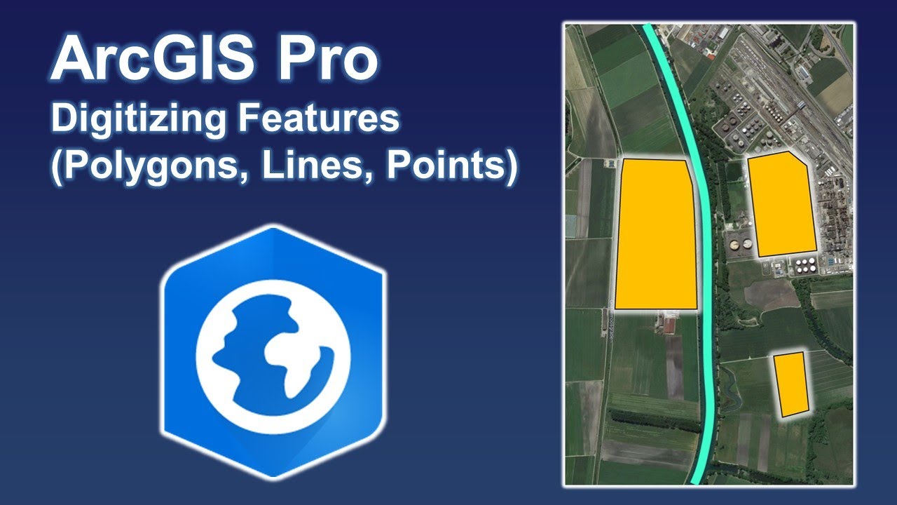 Creating Features By Digitizing In ArcGIS Pro - YouTube