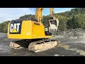 2015 cat 324el tracked digger w digger bucket.