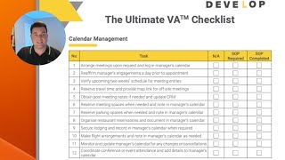 The Ultimate VA checklist™
