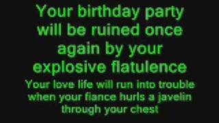 That's Your Horoscope For Today w/ lyrics