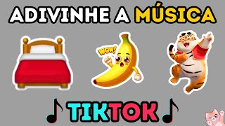 ADIVINHE A MÚSICA DO TIK TOK COM EMOJIS - COMPLETE A MÚSICA #quiz