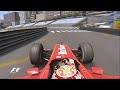 ferrari f2001 onboard at monaco 2001