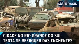 Três meses após a tragédia no RS, cidade de Encantado tenta se reerguer | SBT Brasil (01/08/24)