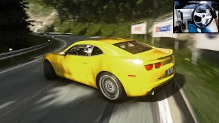 Chevrolet Camaro Touge Drifting l Assetto Corsa ( Thrustmaster - Steering Wheel Gameplay)