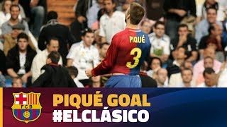 Best Goal | El Clásico 2009 | Gerard Piqué