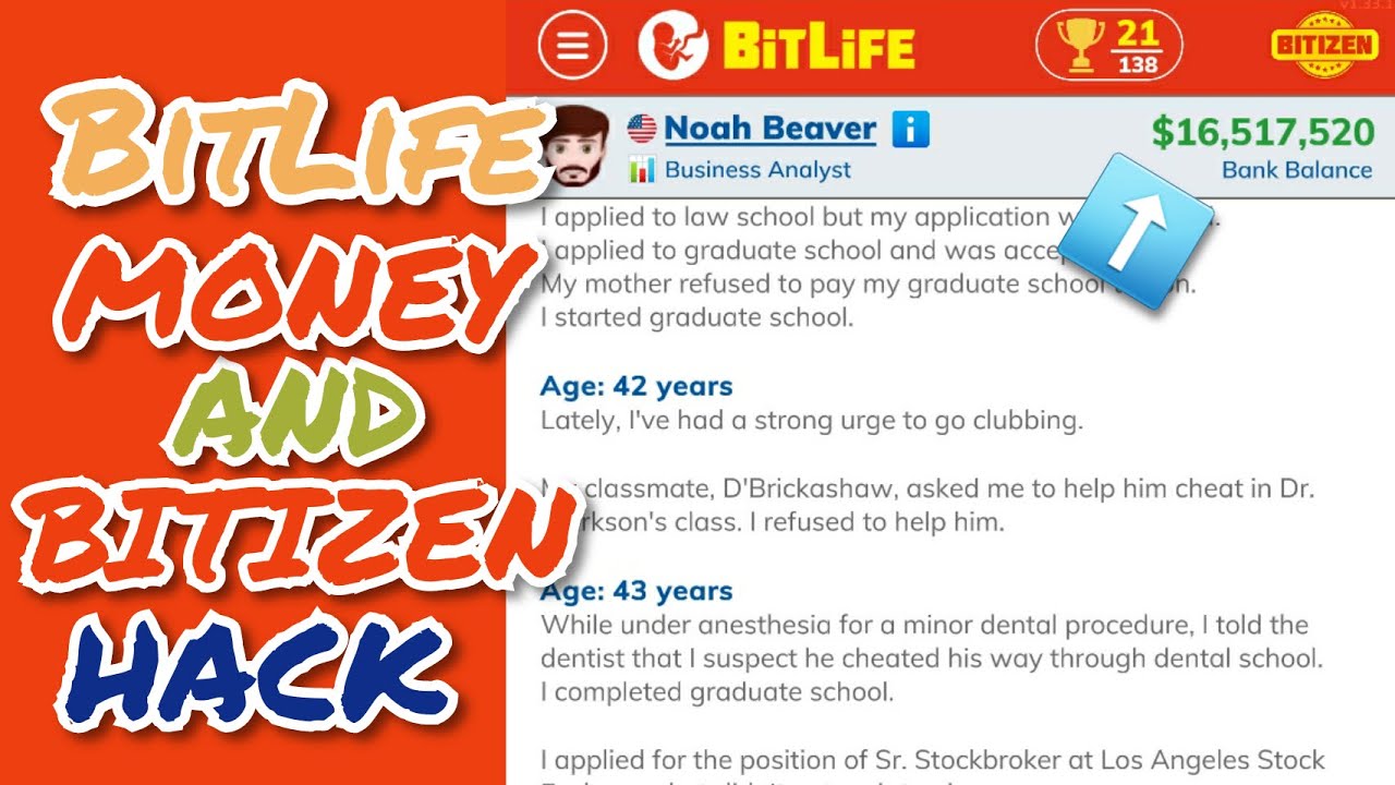 BitLife Money And Bitizen Hack Latest Update 2020 (free) - YouTube