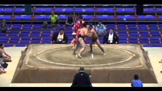 Matsuda vs Kaganohana Day 10 Sumo Nagoya Basho July 2014