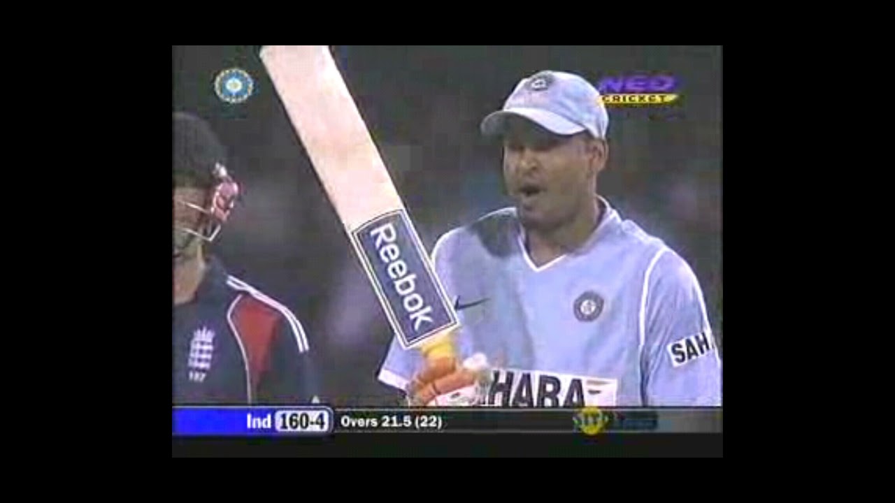 Yusuf Pathan First Ball Six | Ind Vs Eng | Pathan Power | Yusuf Pathan ...