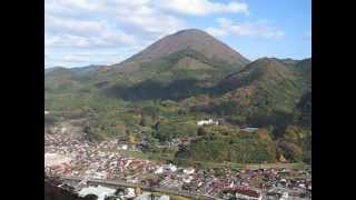 津和野城登山　山頂から眺める展望　島根県津和野町