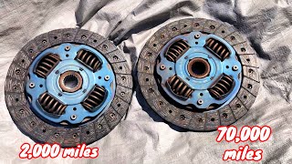 What a Cars CLUTCH looks like with 70,000 miles! BEST Clutch