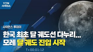 한국 최초 달 궤도선 다누리...모레 달 궤도 진입 시작 / YTN 사이언스