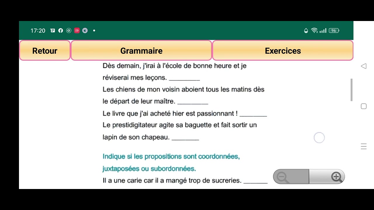 Exercices De La Phrase Simple Et La Phrase Complexe - YouTube