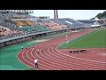 男子c100m決勝、1着：山本一葵（津島中）12秒20　～第48回愛媛県ジュニアオリンピック選考会～