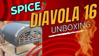 Unboxing Forno a gas Spice Diavola 16 con pietra refrattaria ( gas oven with refractory stone )