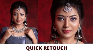 Quick Retouch a photo (detailed video) in tamil