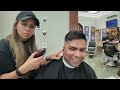 extremely attentive ❤💈 haircut asmr by wendy gorgeous lady barber barcelona 🇪🇸 spain 2025