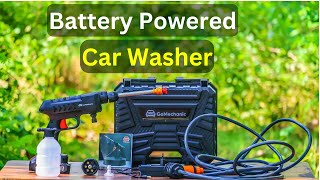 GoMechanic Cordless Pressure Washer for Car Wash