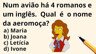 3 QUESTÕES PARA DESAFIAR SEU CÉREBRO🔥 GRAU 1